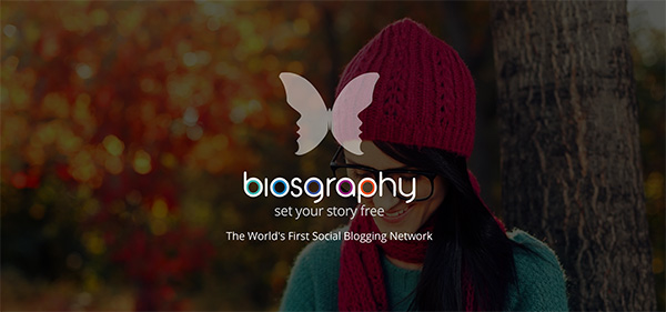 Biosgraphy about page screenshot